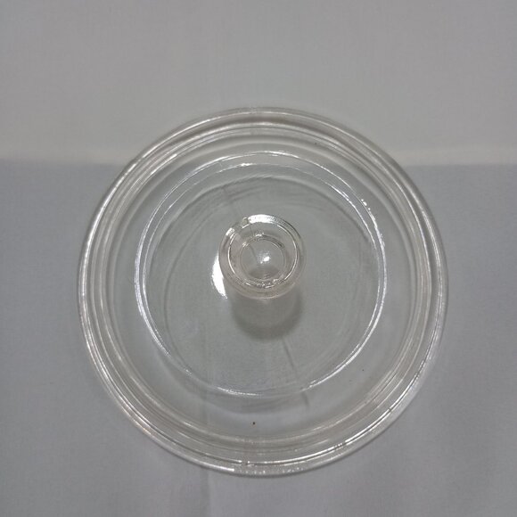 Anchor Hocking Heritage Hill Glass Jar Lid 7" Wide Clear - Picture 1 of 1